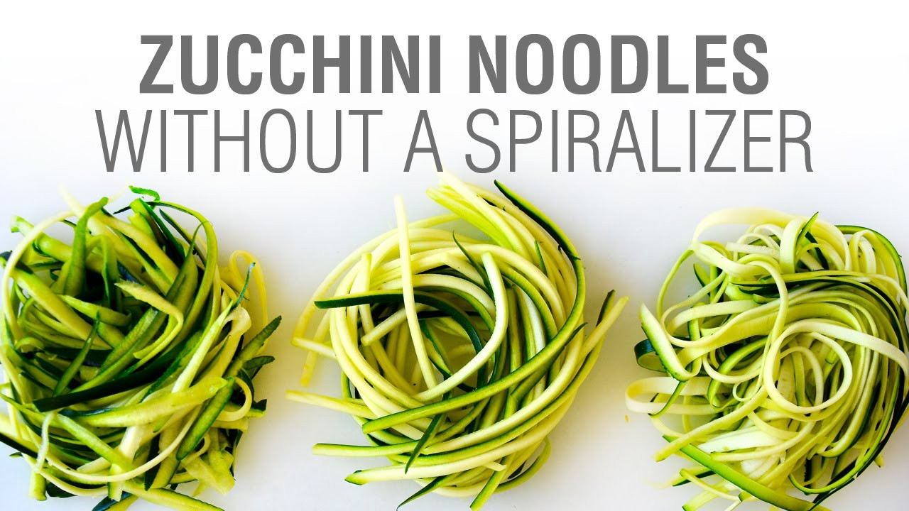 Zucchini Noodles Maker
 How to Make Zucchini Noodles Without a Spiralizer