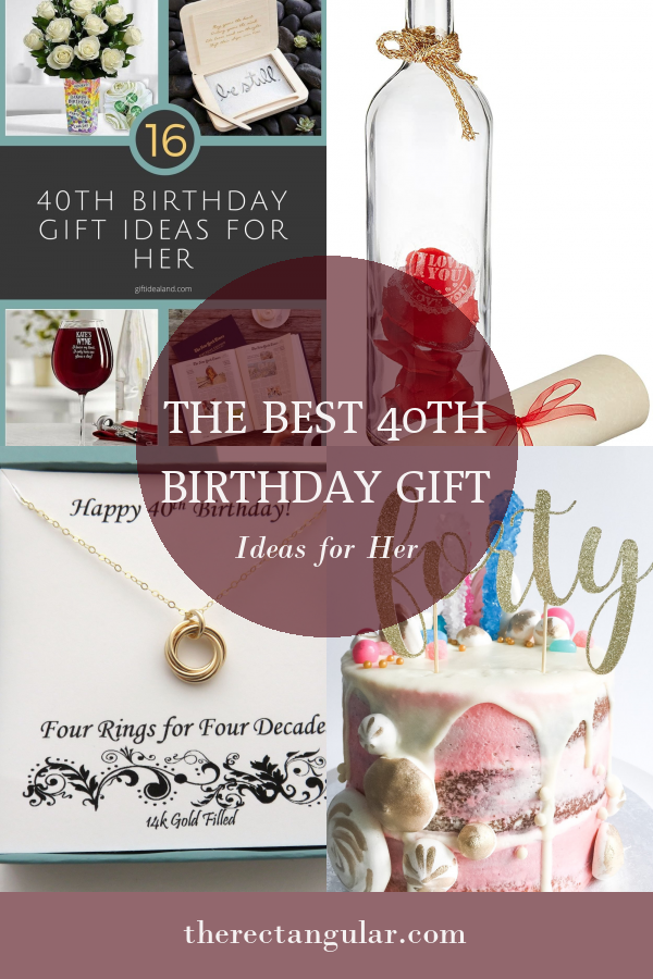 The Best 40th Birthday Gift Ideas for Her - Home, Family, Style and Art ...