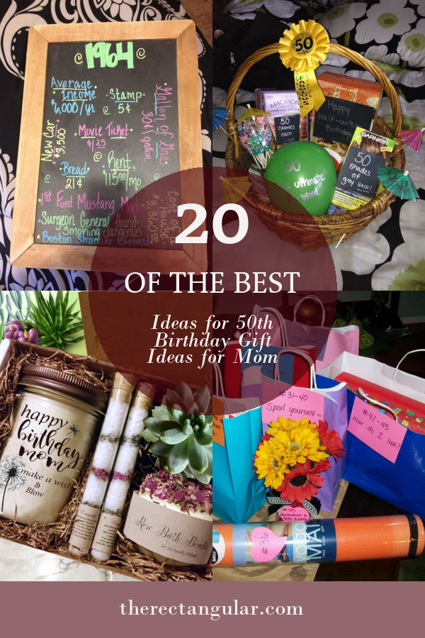 Mom 50th Birthday Gifts
 20 the Best Ideas for 50th Birthday Gift Ideas for Mom Home