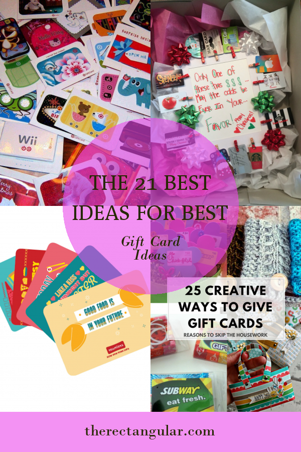 The 21 Best Ideas for Best Gift Card Ideas - Home, Family, Style and ...