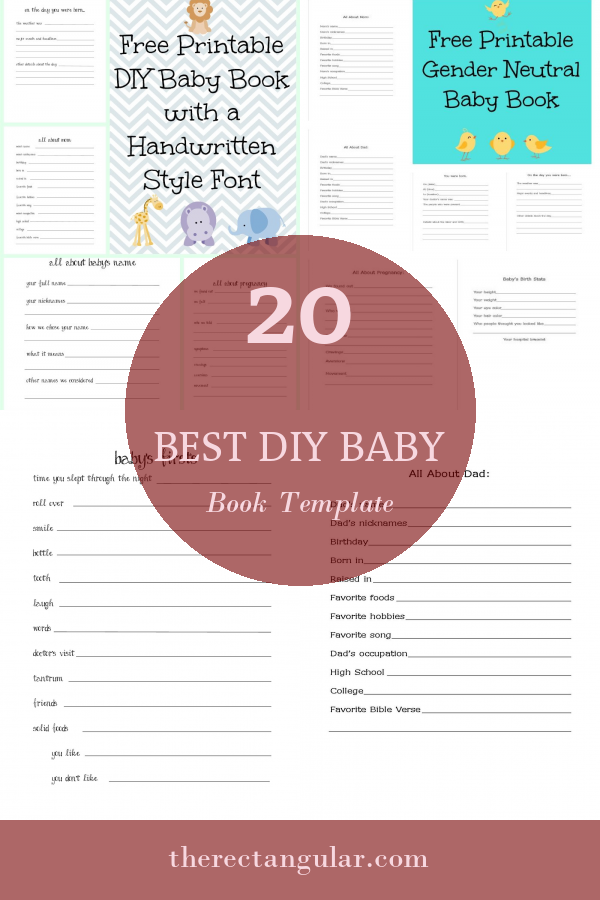 20 Best Diy Baby Book Template - Home, Family, Style and Art Ideas