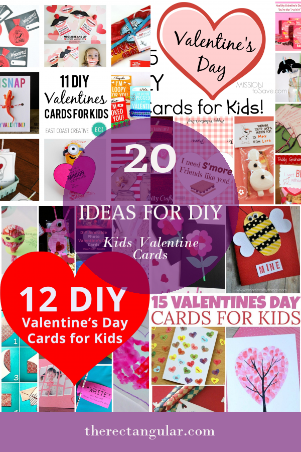 20 Ideas for Diy Kids Valentine Cards - Home, Family, Style and Art Ideas
