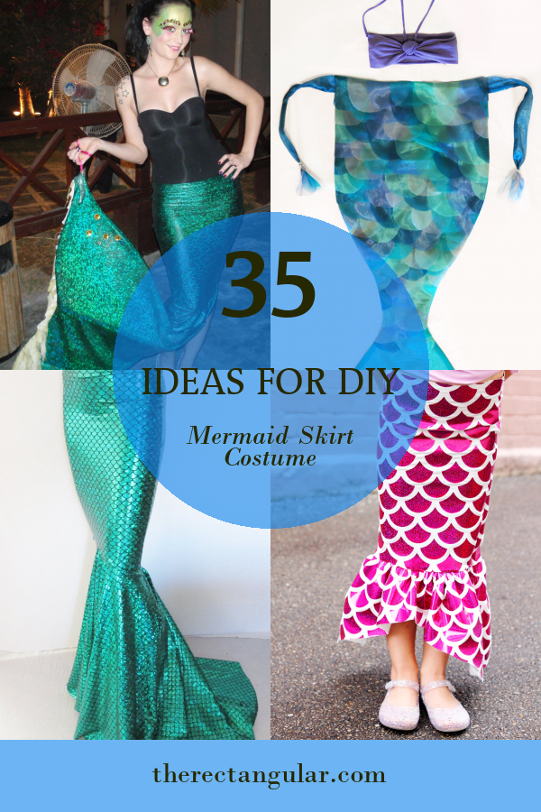 35 Ideas for Diy Mermaid Skirt Costume - Home, Family, Style and Art Ideas