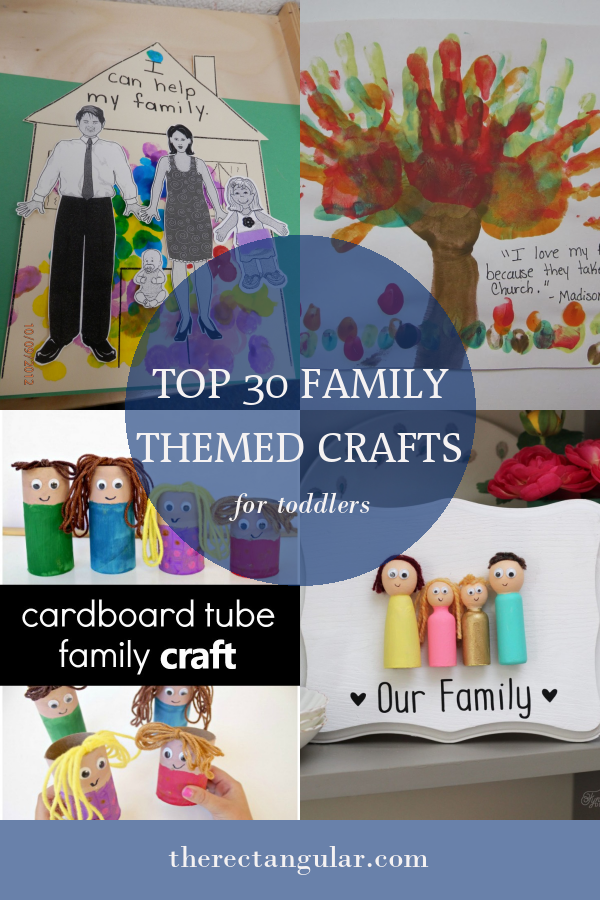 Top 30 Family themed Crafts for toddlers - Home, Family, Style and Art ...