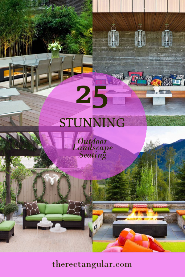 25 Stunning Outdoor Landscape Seating - Home, Family, Style and Art Ideas