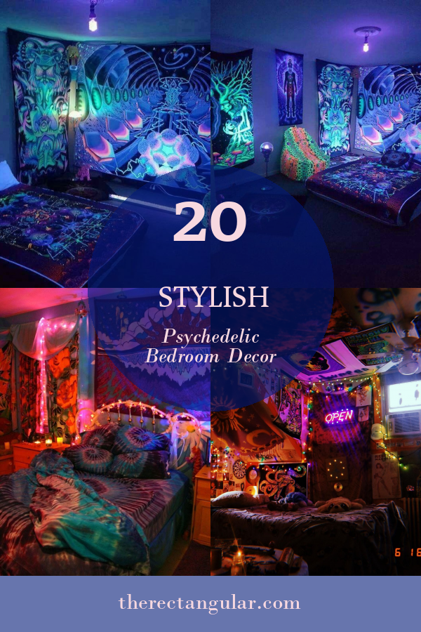 20 Stylish Psychedelic Bedroom Decor - Home, Family, Style and Art Ideas