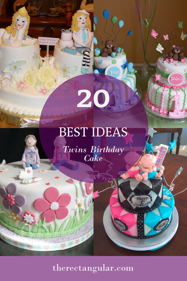 20 Best Ideas Twins Birthday Cake - Home, Family, Style and Art Ideas