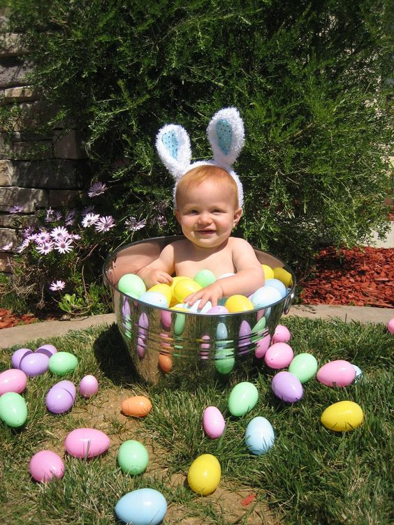 Baby Easter Photo Ideas
 24 Easter shoot Ideas for Kids to make your Easter