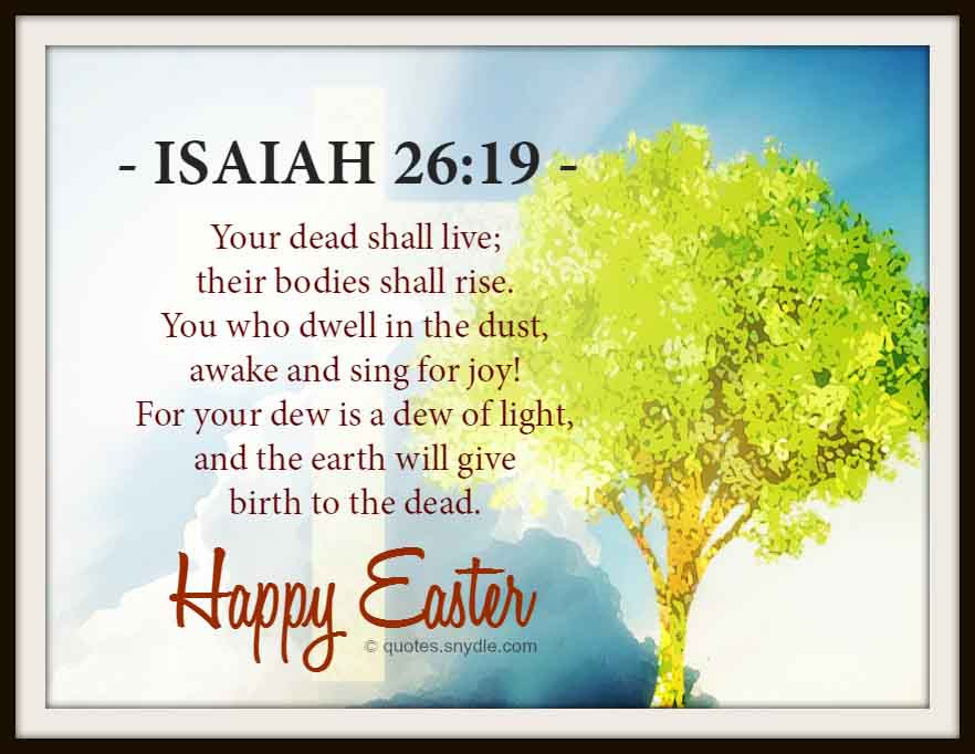 Bible Quotes About Easter
 Easter Bible Quotes Quotes and Sayings