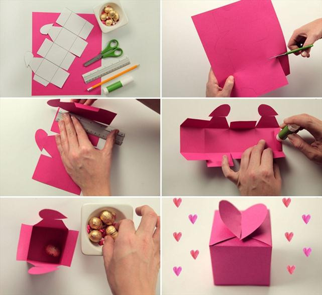 Box Valentine'S Day Gift Ideas
 Homemade Valentine ts Cute wrapping ideas and small