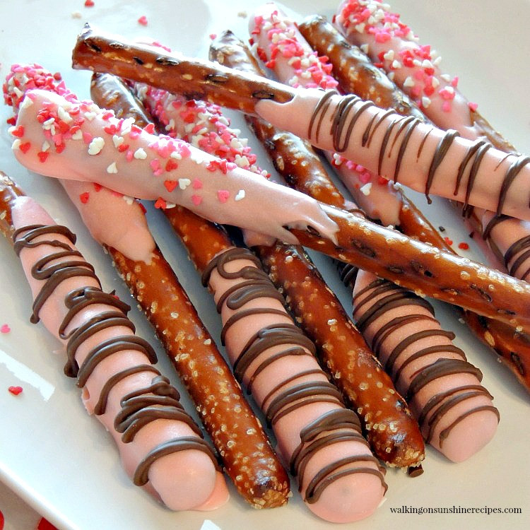 Chocolate Covered Pretzels For Valentine Day
 Valentine s Day Chocolate Covered Pretzels