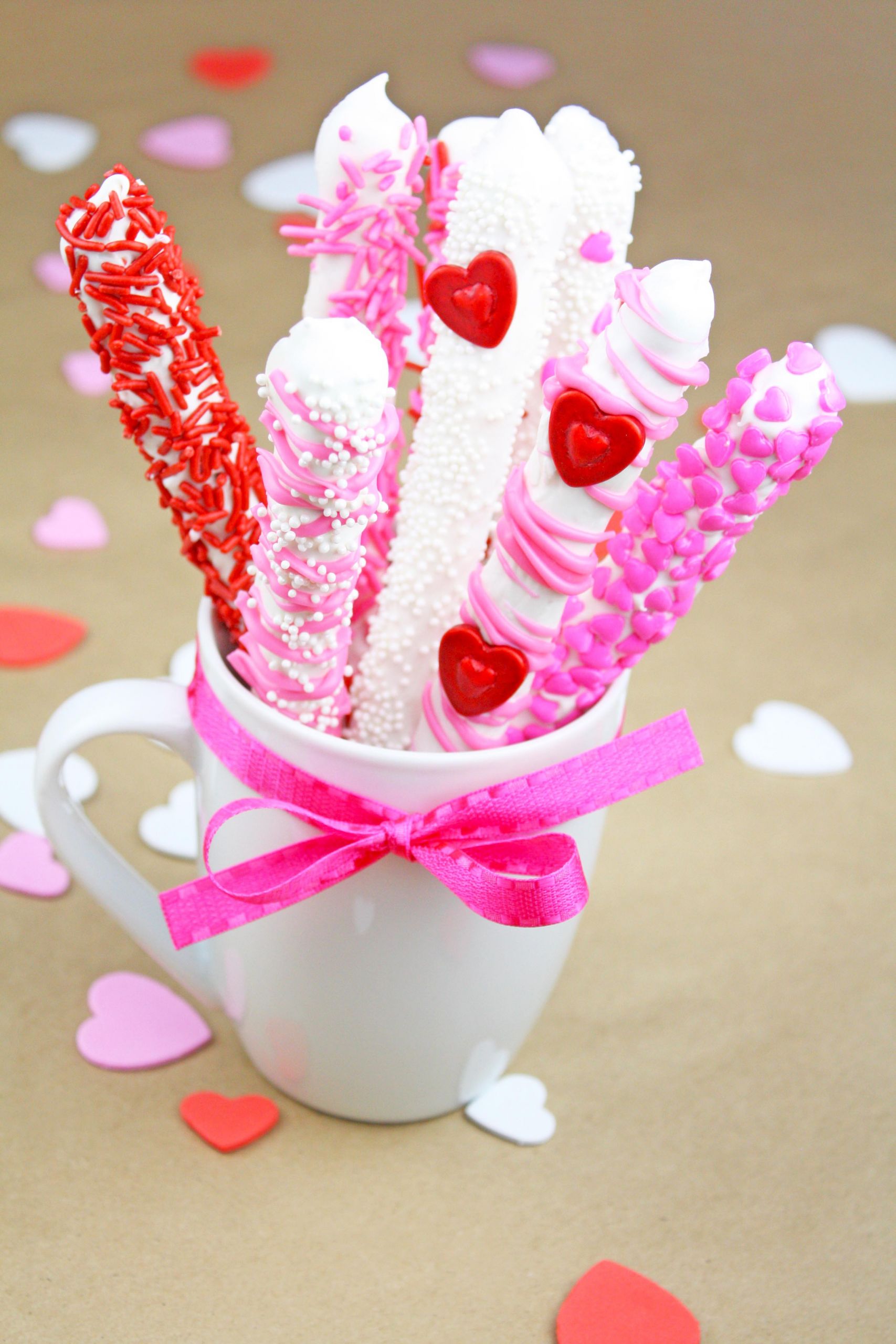 Chocolate Covered Pretzels For Valentines Day
 Valentine s Day Chocolate Covered Pretzels DIY