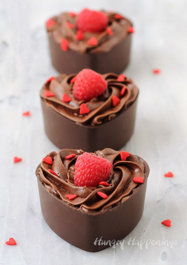 Chocolate Valentines Desserts
 Chocolate Mousse Cup Hearts Valentine s Day Desserts
