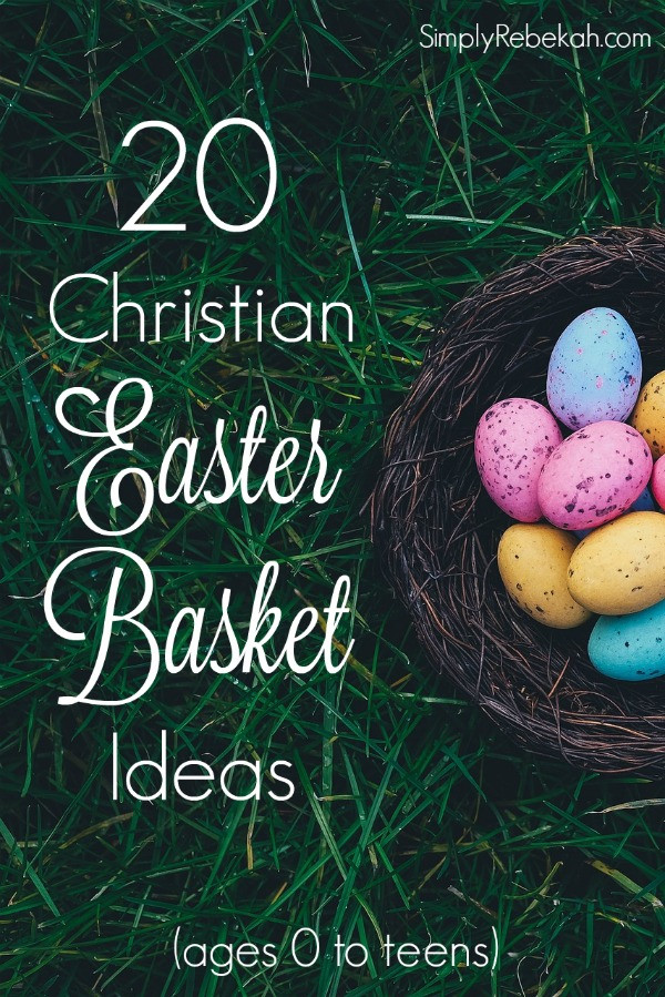 Christian Easter Gifts
 20 Christian Easter Basket Ideas Simply Rebekah