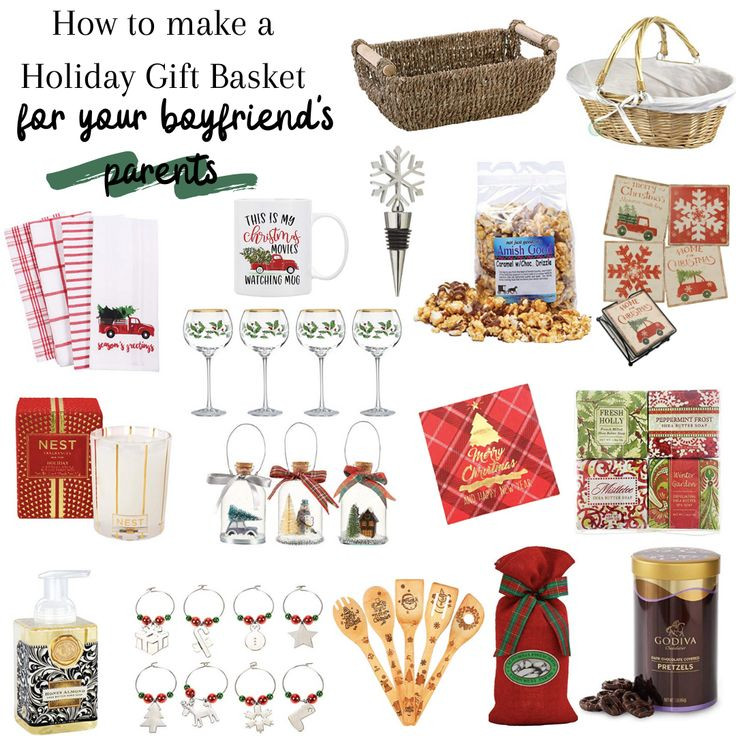 Christmas Gift Ideas For Boyfriends Mom
 Holiday Gift Basket for your boyfriends parents