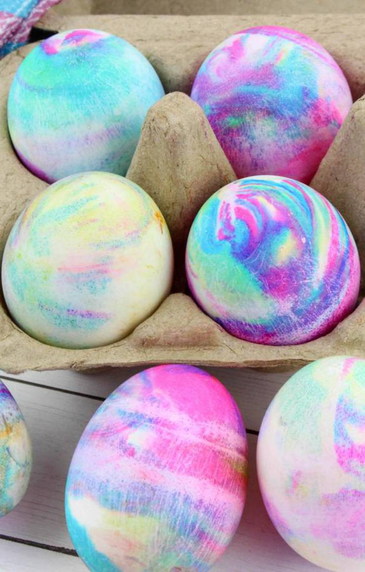 Color Easter Eggs Ideas
 BEST Dyed Easter Eggs How To Tie Dye Easter Eggs With