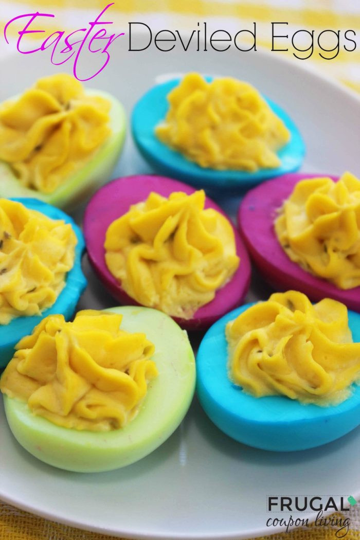 Colored Deviled Eggs For Easter
 Easter Neon Deviled Eggs Easy Colored Egg Tutorial