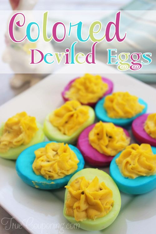 Colored Deviled Eggs For Easter
 Easter Deviled Eggs Recipe