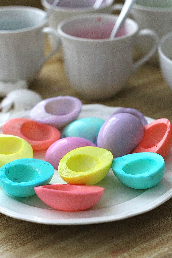 Colored Deviled Eggs For Easter
 Colored Deviled Eggs for Easter