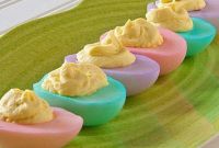 Colored Easter Deviled Eggs Lovely Colored Deviled Eggs Recipe