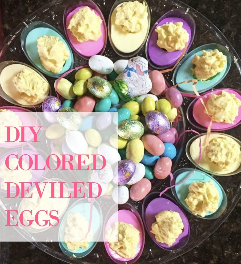 Colored Easter Deviled Eggs
 Colored Deviled Eggs for Easter Grandma’s Deviled Egg Recipe