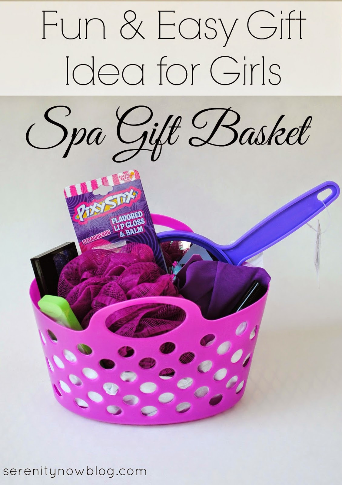 Craft Gift Ideas For Girls
 Serenity Now Gift Basket Birthday Present plus Theme