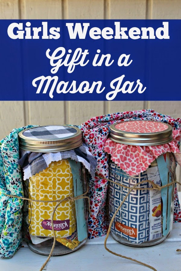 Craft Gift Ideas For Girls
 Girls Weekend Gift in a Mason Jar Southern State of Mind