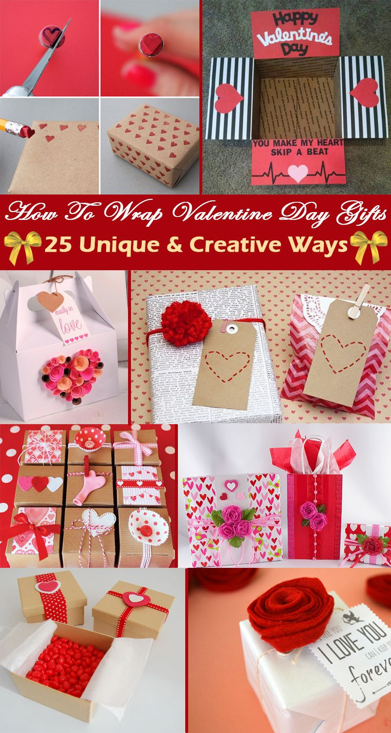 Creative Valentine Day Gift Ideas
 How To Wrap Valentine Day Gifts 25 Unique & Creative