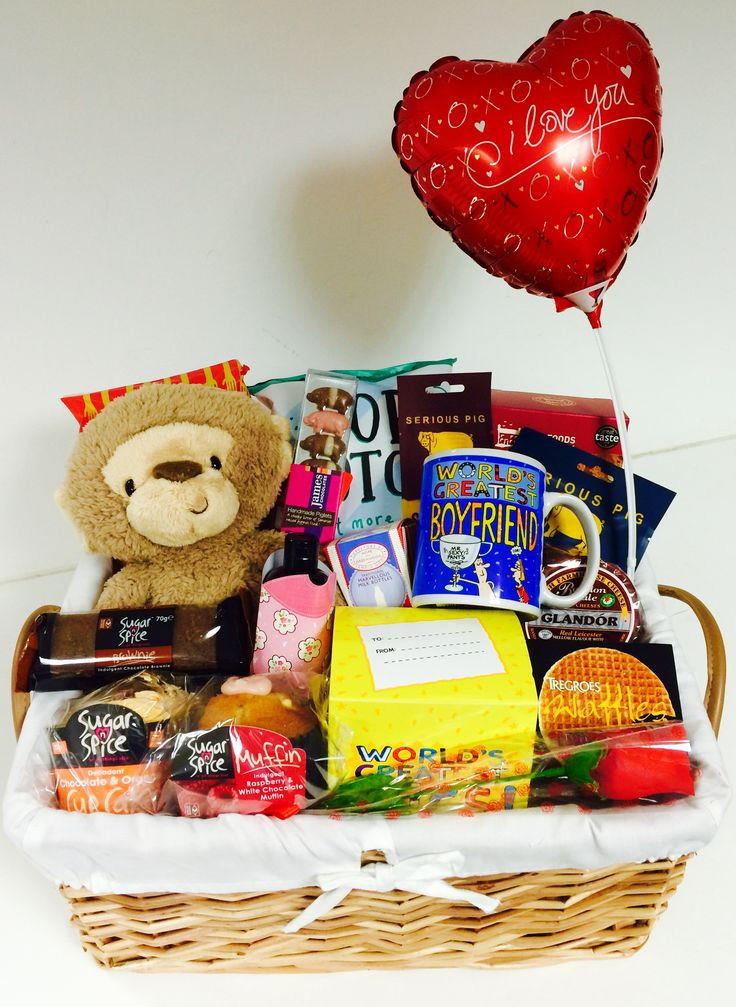 Creative Valentines Day Gift For Boyfriend
 18 best Gift Baskets For Him images on Pinterest