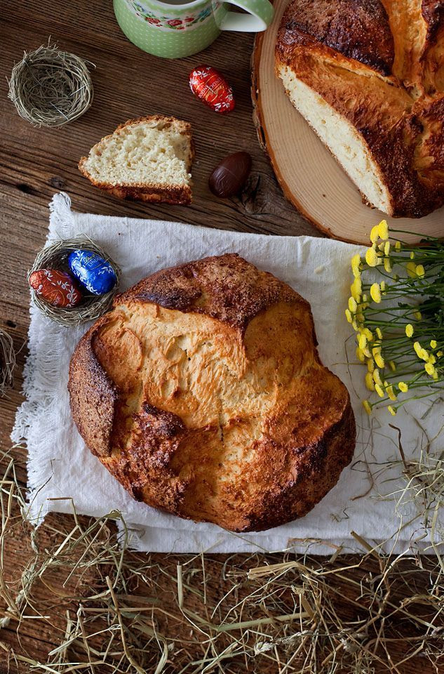 Croatian Easter Bread
 Croatian traditional sweet Easter bread called Pinca