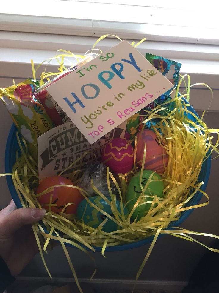 Cute Easter Basket Ideas For Boyfriend
 Easter basket for my boyfriend With images