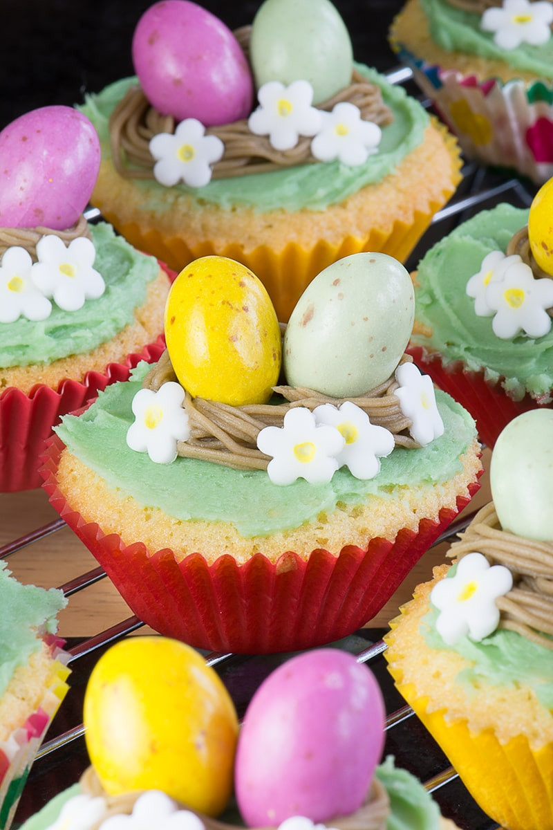 Cute Easter Cupcakes
 Easter Nest Cupcakes