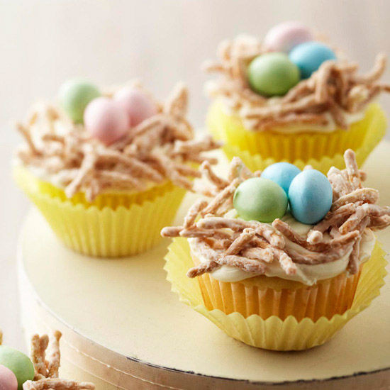Cute Easter Cupcakes
 Cute Easter Nest Cupcakes s and for