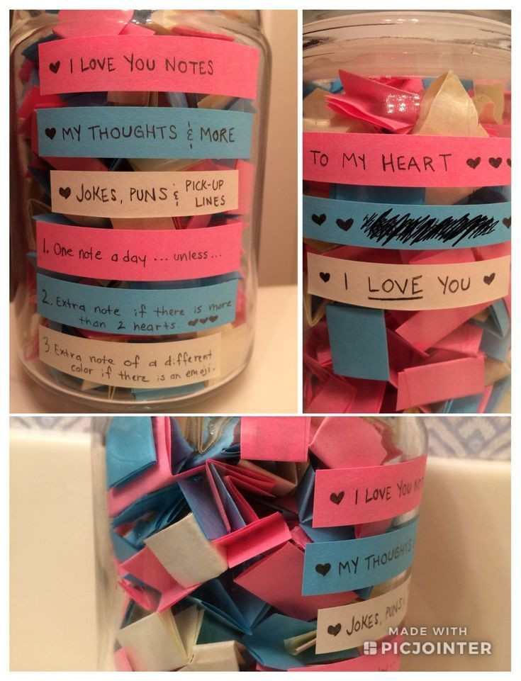 Cute Homemade Gift Ideas Boyfriend
 Jar Ideas