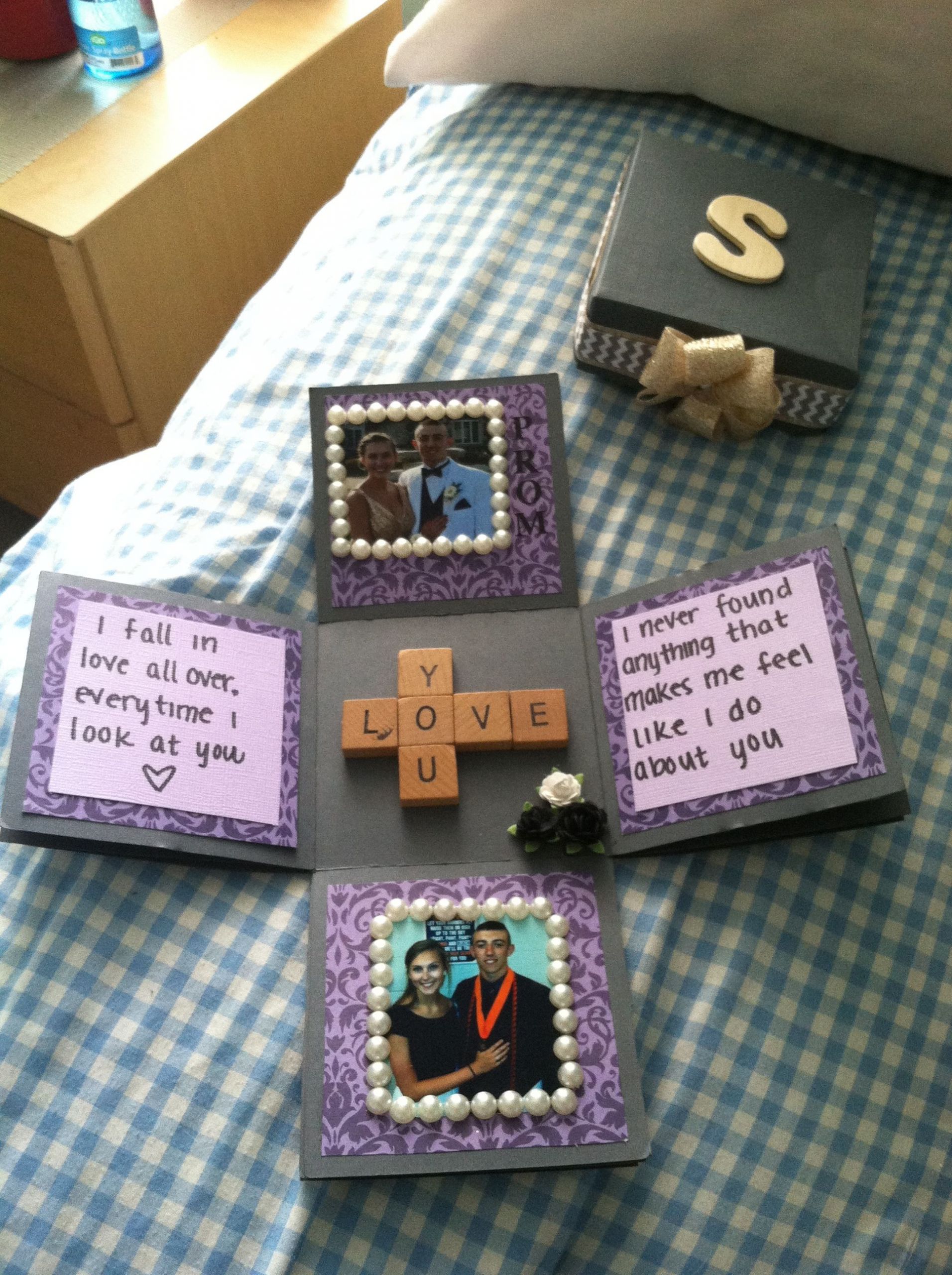 Cute Sentimental Gift Ideas For Boyfriend
 Exploding box of love I made for the boyfriend for a