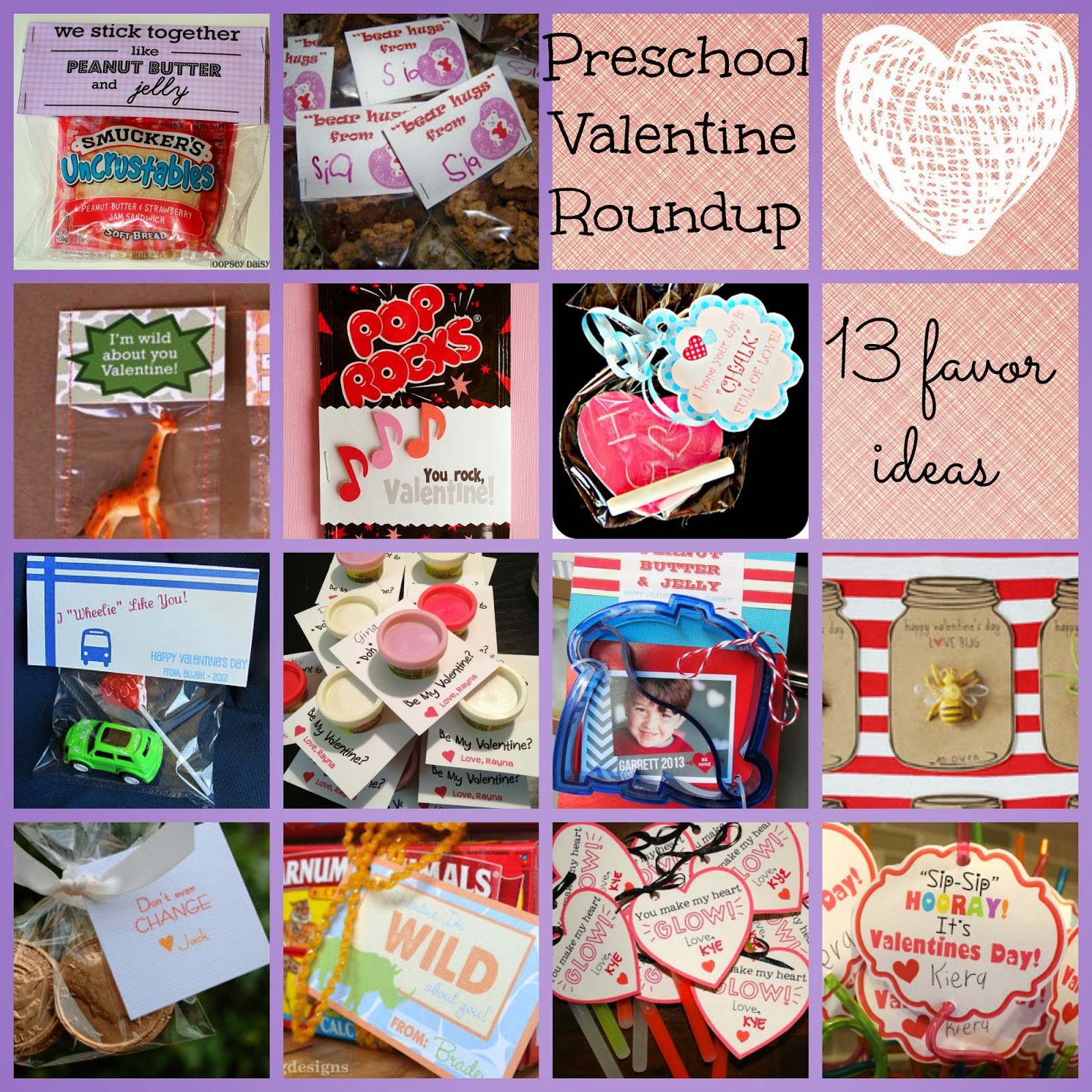 Daycare Valentine Gift Ideas
 Zucchini Summer [13] Preschool Valentine Favor Ideas