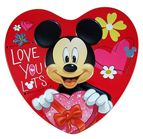Disney Valentines Day Gifts
 Disney Mickey Valentine s Day Heart Tin with Milk