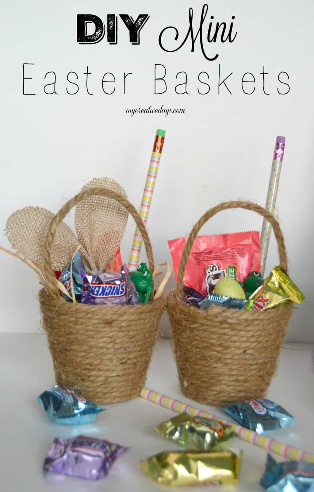 Diy Easter Basket
 DIY Mini Easter Baskets My Creative Days