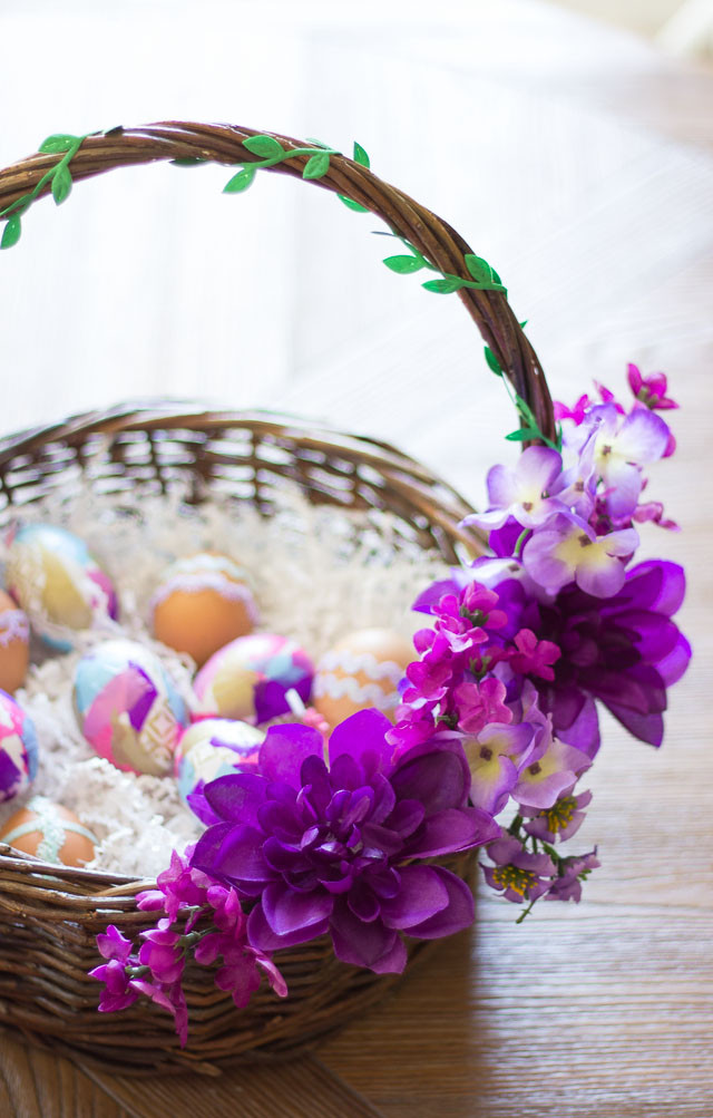 Diy Easter Basket
 Thrifty DIY Floral Easter Baskets