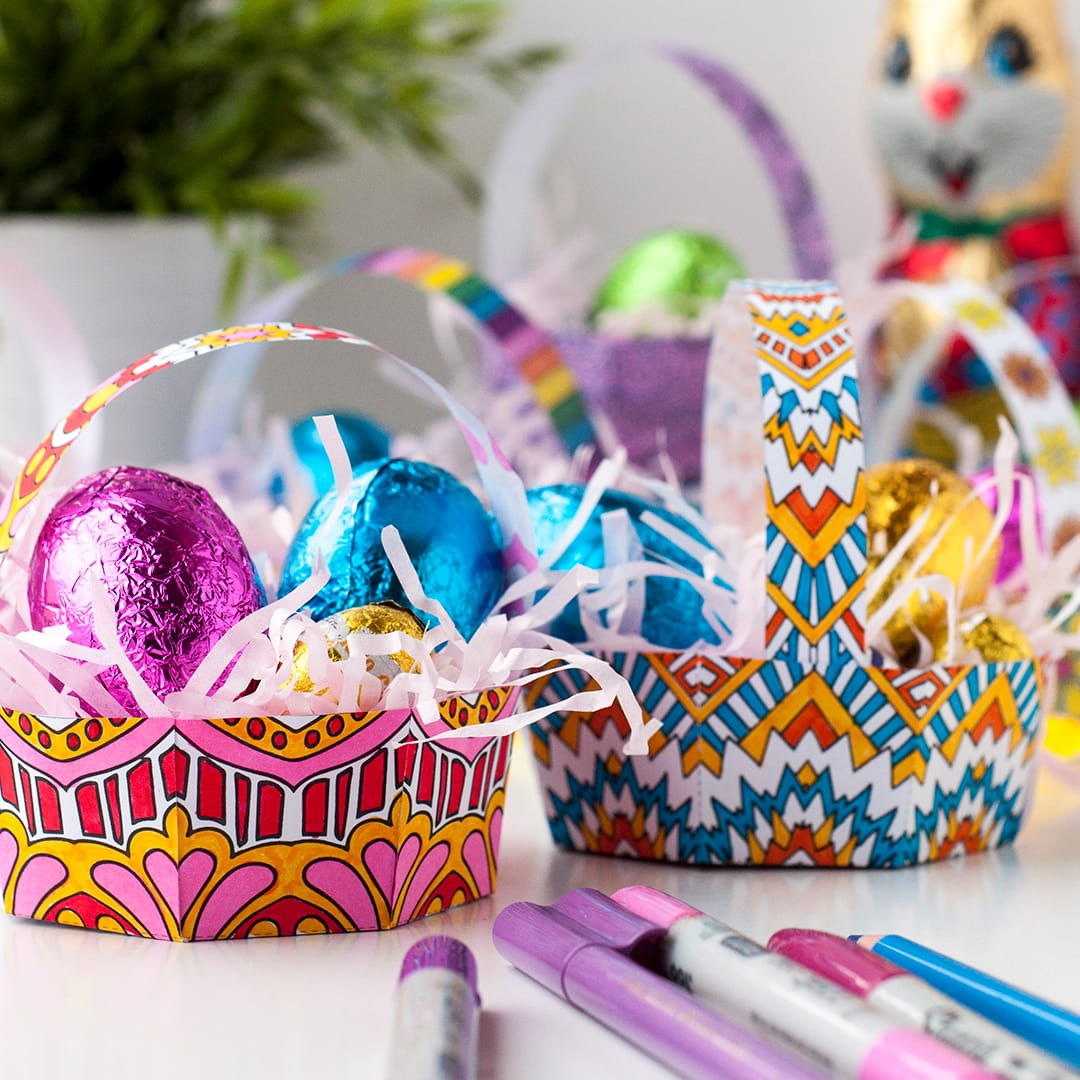 Diy Easter Gifts
 DIY Easter Egg Basket Templates