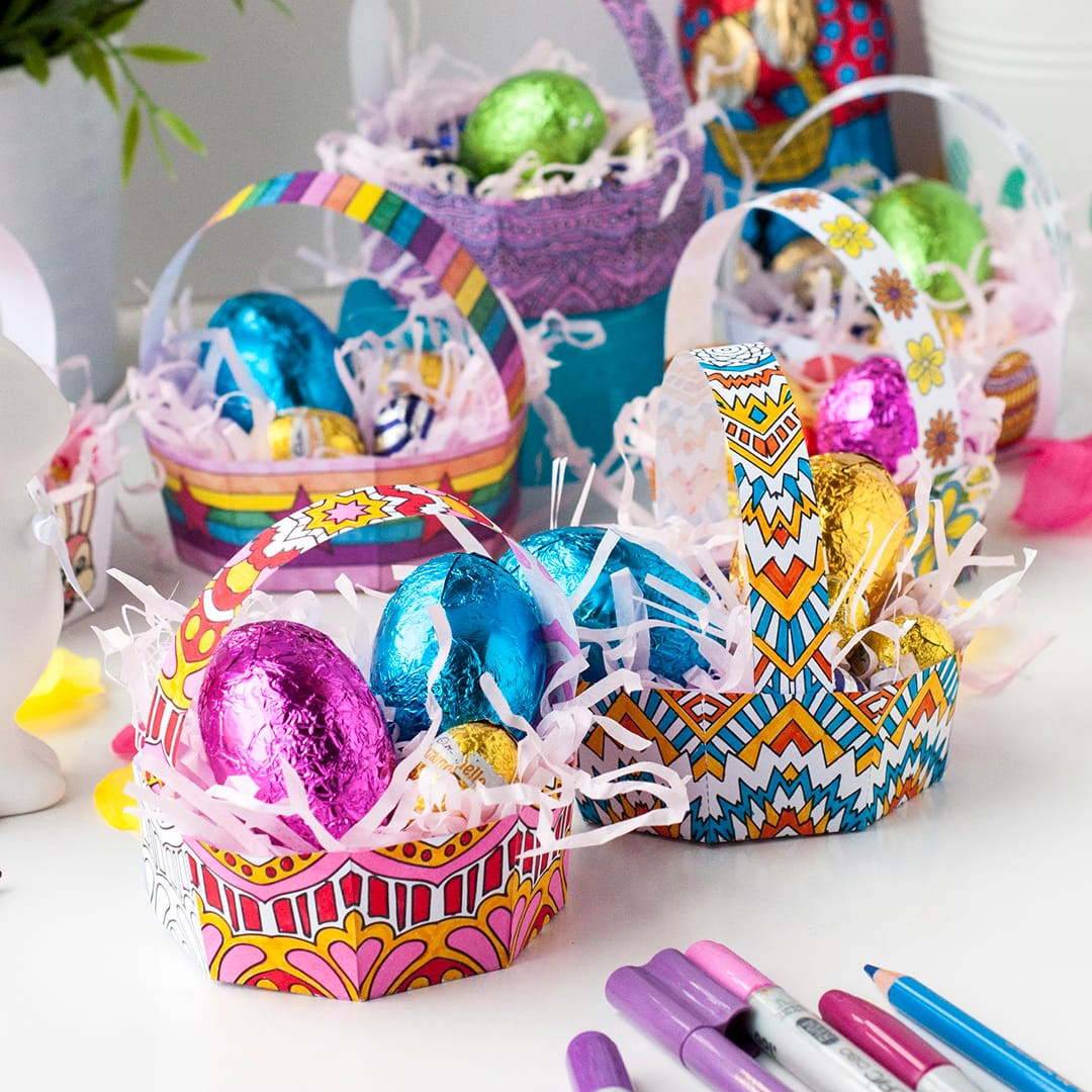 Diy Easter Gifts
 DIY Easter Egg Basket Templates