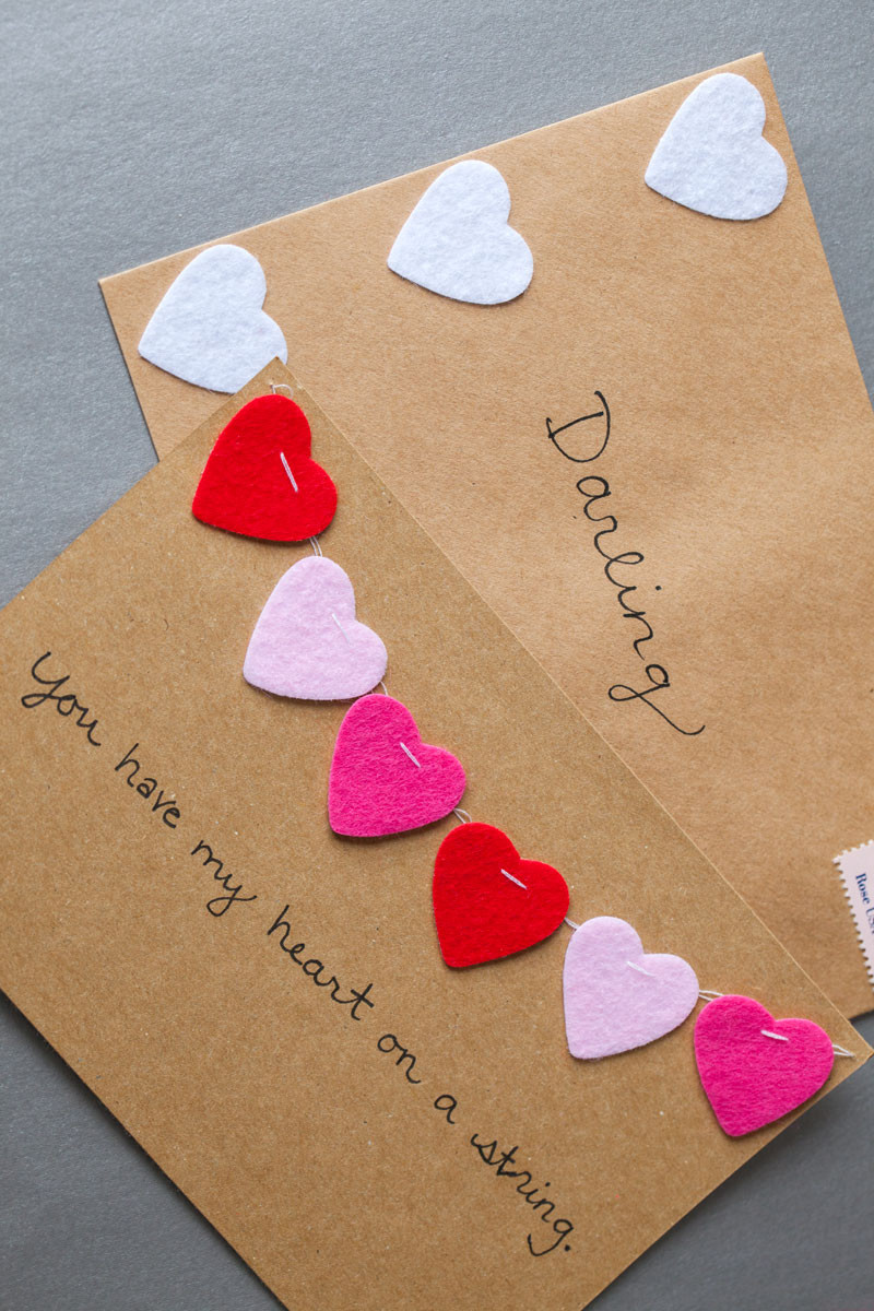 Diy Valentines Day Cards
 DIY Valentine s Day Cards — The Effortless Chic