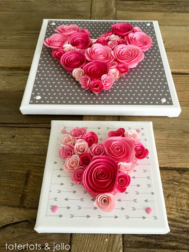 Diy Valentines Day
 Valentine s Day DIY Wall Hearts That Will Melt Your Heart