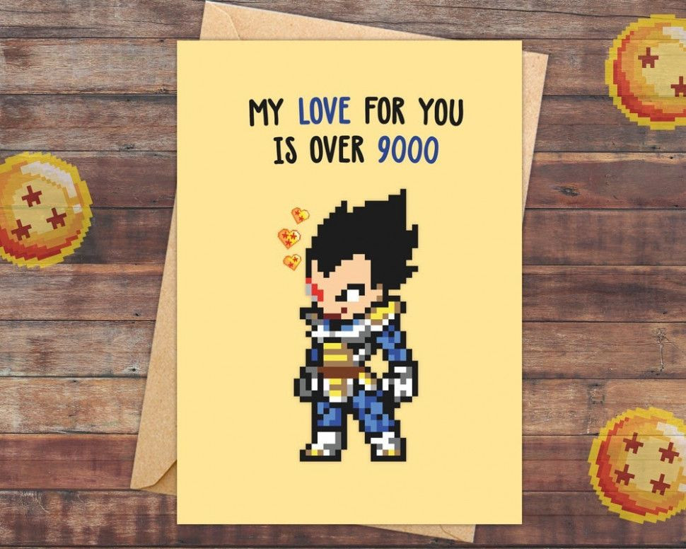 Dragon Ball Z Gift Ideas For Boyfriend
 13 Custom Dragon Ball Z Valentine Cards