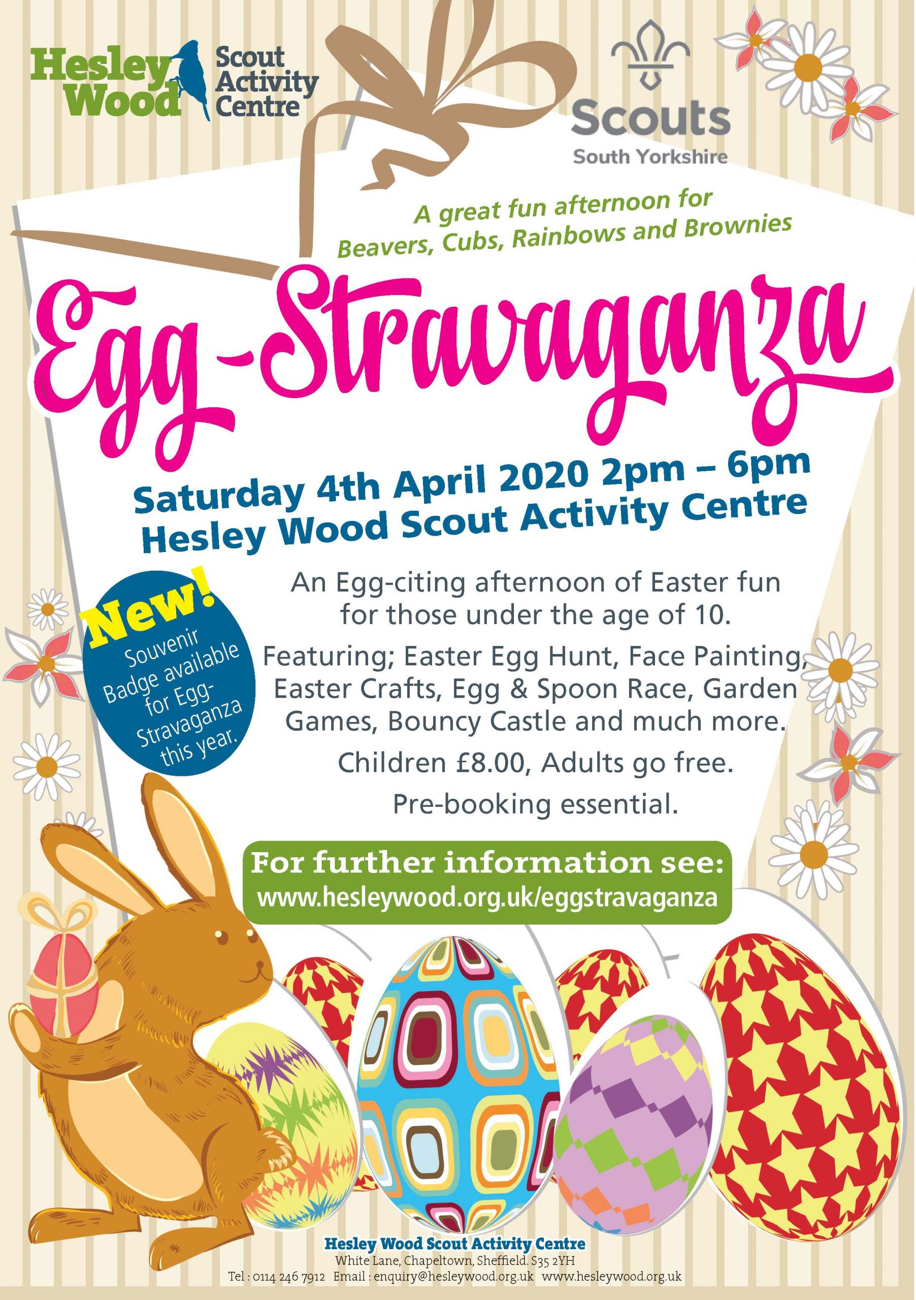 Easter Activities 2020
 Easter Eggstravagaza 2020 Hesley Wood Events Hesley Wood