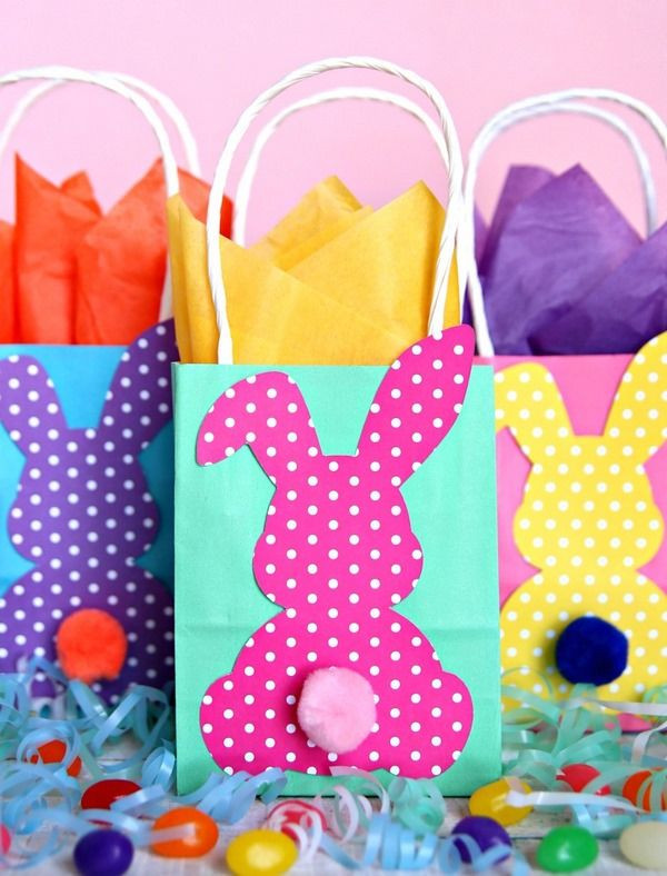 Easter Bag Ideas
 Polka dot craft projects –creative and original ideas for