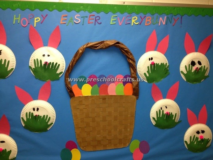 Easter Bulletin Board Ideas
 easter bunny bulletin board ideas for kids Preschool Crafts