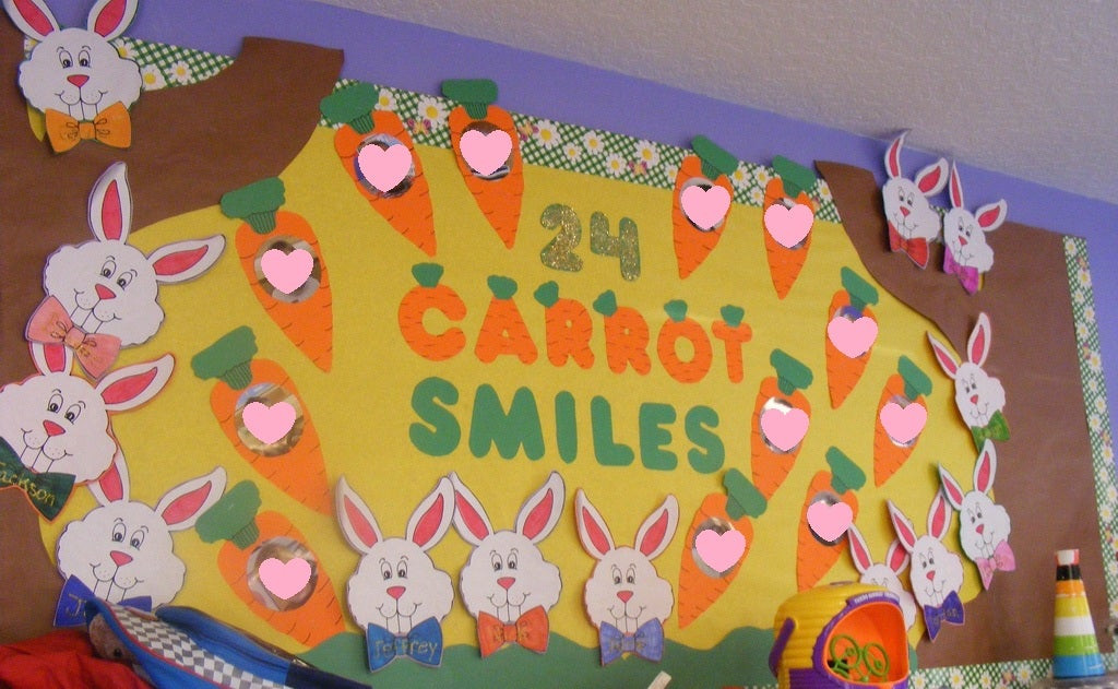 Easter Bulletin Board Ideas
 24 Carrot Smiles Easter Bulletin Board – SupplyMe