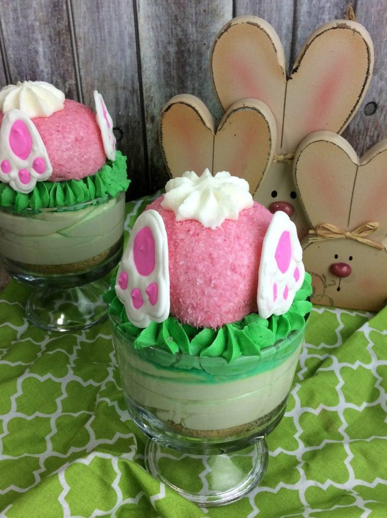 Easter Bunny Desserts
 Cute Easter Dessert Idea Hidden Bunny Mini Cheesecake Recipe