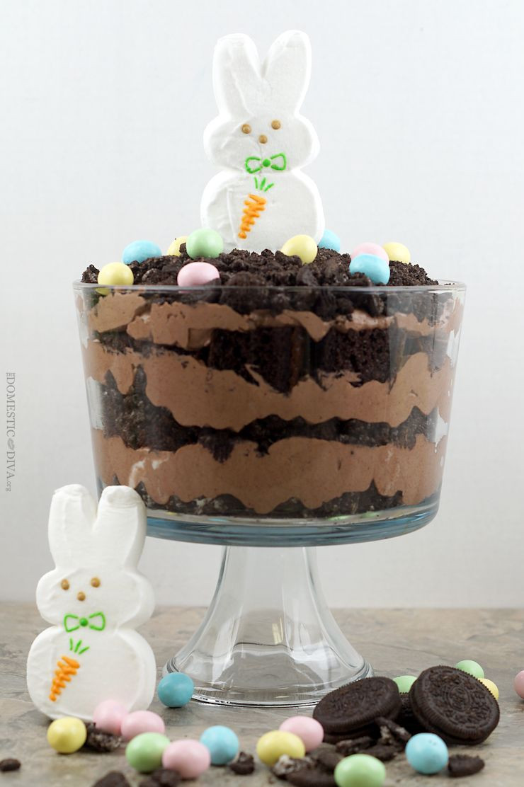 Easter Bunny Desserts
 Easter Bunny Dirt Cake Trifle Recipe